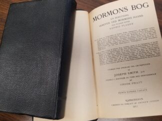 1911 ~ Mormons Bog ~ Danish Edition of the Book of Mormon