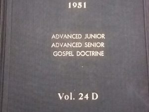 1951 – Sunday School Lessons and Supplement – Vol. 24D – Lucy G. Sperry