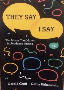 2018 – They Say / I Say (4th Edition) – Gerald Graff And Cathy ...