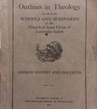 1921 – Outlines in Theology – The General Board of Education