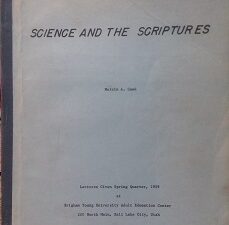 1959 – Science and the Scriptures – Melvin A. Cook