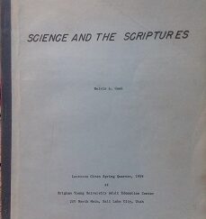 1959 – Science and the Scriptures – Melvin A. Cook