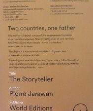 2019 – The Storyteller (ARC Edition) – Pierre Jarawan