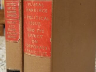 2 Volume Set on Plural Marriage ~ Gilbert A. Fulton Jr. ~ Extremely Rare!
