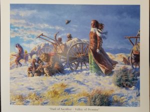 12″ x 18″ Print ~ Trail of Sacrifice – Valley of Promise ~ by Clark Kelley Price ~ 1996