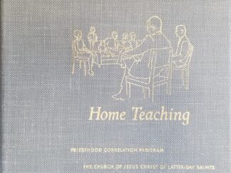 3-Ring Binder ~ Leader's Handbook for Home Teaching ~ Including 9 Priesthood Booklets