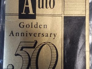 Small Needle-Book Western Auto Golden Anniversary 50 Years of Family Service 1909-1959