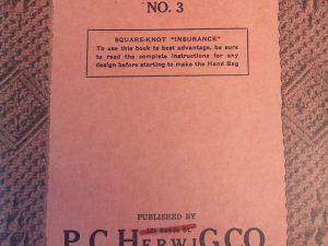1926 – Square-Knot Book No. 3 – Philip C. Herwig