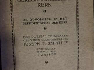 Dutch Edition ~ Orign of the RLDS Church