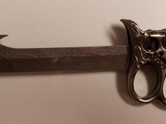 Gnarley Knife with Finger Grips! ~ As Pictured ~ About a Foot Long!
