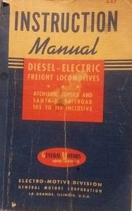 1942 – Instruction Manual : Diesel-Electric Freight Locomotives – General Motors Corporation