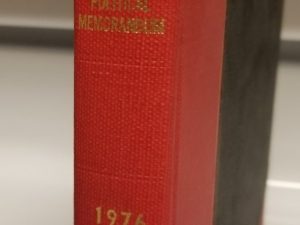 1976 ~ Marriage Political Memorandum ~ David Livingstone ~ Signed