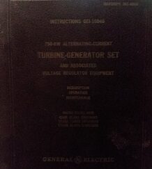 1945 – Instructions Ge1-1688: Turbine-Generator Set – General Electric