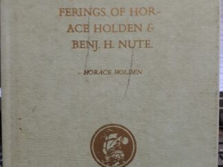A Narrative of the Shipwreck Captivity & Sufferings of Horace Holden & Benj. H. Nute. (1975) ~ by Horace Holden