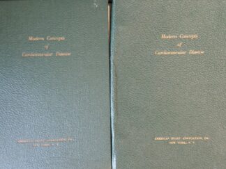 1949-1951, 1951-1954 Modern Concepts of Cardiovascular Disease (2 Volumes ) – American Heart Association, Inc.