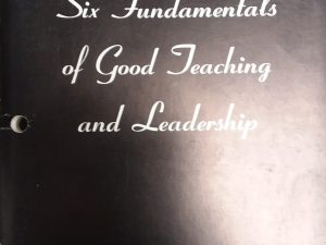 Six Fundamentals of Good Teaching and Leadership – Lowell L. Bennion