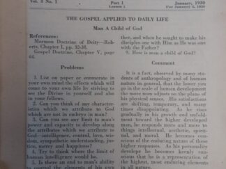 1930 - Sunday School Lessons for the Church of Jesus Christ of Latter-Day Saints (Vol 3)