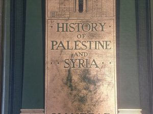 1931 – History of Palestine and Syria – A. T. Olmstead