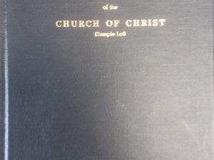 1953 – An Outline History of the Church of Christ (Temple Lot) – B.C. Flint