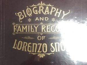 Leather Biography and Family Record of Lorenzo Snow – Eliza R. Snow – Leather Edition New in Plastic