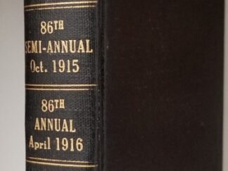 4 Conference Reports Bound Together ~ Oct 1915, April 1916, Oct 1916, April 1917