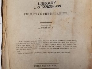 1844 ~ Millennial Harbinger, – Alexander Campbell – Third Series, Vol.1.  – Extremely Rare!