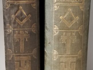 1845 & 1846 ~ 2 Scarce Freemasonry Books by Rev. G. Oliver