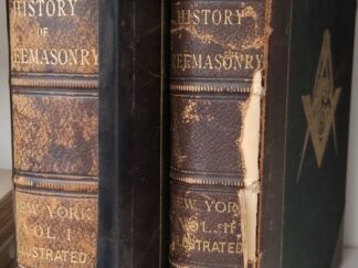 1901 ~ A Standard History of Freemasonry in the State of New York ~ Peter Ross ~ Rare 2 Volume Set