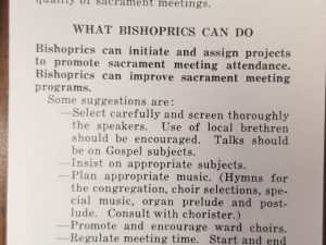 Rare Pamphlet ~ The Sacrament Meeting