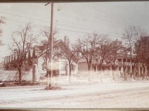Cabinet Card ~ Lion House and Beehive House, of Brigham Young