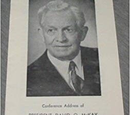 1956 ~ Harmony in the Home. Conference Address of Pres. David O. McKay . . .
