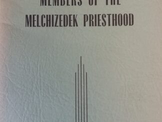 A School For Members of the Melchizedek Priesthood - The General Priesthood Committee of The Church of Jesus Christ of Latter-Day Saints