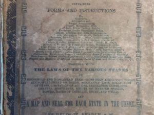 1851 – The American Lawyer, and Business-man’s Form-book Containing Forms and Instructions – Delos W. Beadle