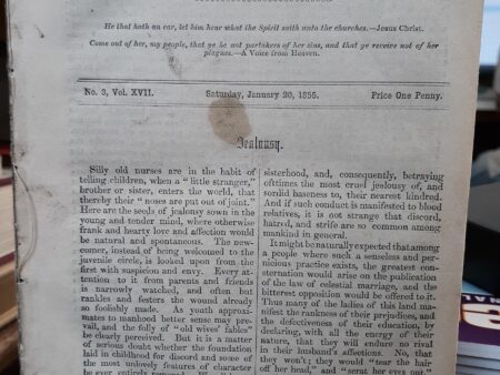 The Latter-day Saints Millennial Star (1855, bound copy of issues 3-52)