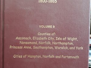 Index to Virginia Estates: 1800-1865 (Vol. 9)  ~ by Wesley E. Pippenger