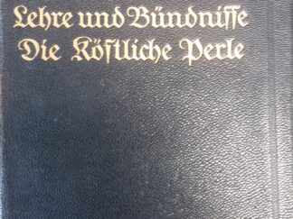 1928 – German LDS Triple Combination – Church of Jesus Christ of Latter-Day Saints