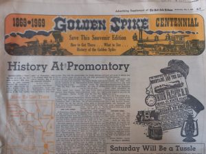 1969 – Golden Spike Centennial Newspaper
