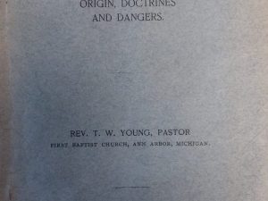 1900 – Mormonism: Its Origin, Doctrines, and Dangers – Rev. T.W. Young