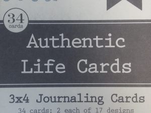 Authentic Life Cards – Favorite – 34 3×4 Journaling Cards
