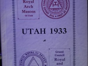 Utah 1933 ~ Proceedings of the Twenty-Second Annual Convocation, Ogden, Utah