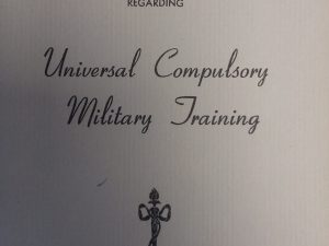 1945 – Statement by the First Presidency Regarding Universal Compulsory Military Training