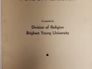 1944 ~ A Practical Bibliography of Works on Mormonism ~ The Messenger, 19:7