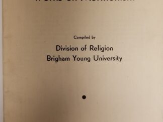 1944 ~ A Practical Bibliography of Works on Mormonism ~ The Messenger, 19:7