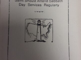 Why I Believe Every Latter Day Saint Should Attend Sabbath Day Services Regularly - Wm. H. Peterseon