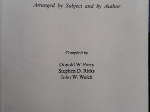 A Bibliography on Temples of the Ancient Near East and Mediterranean World: Arranged by Subject and Author: Vol. 9 (1991) ~ Compiled by Donald W. Parry, Stephen D. Ricks, and John W. Welch