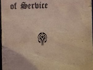 The Glory of Service ~ Rare William A. Morton Pamphlet