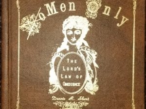 Strange Book Owned by Mormon Author Samuel W. Taylor ~ For Women/Men Only by Dennis R. Short — Brown Leather Binding