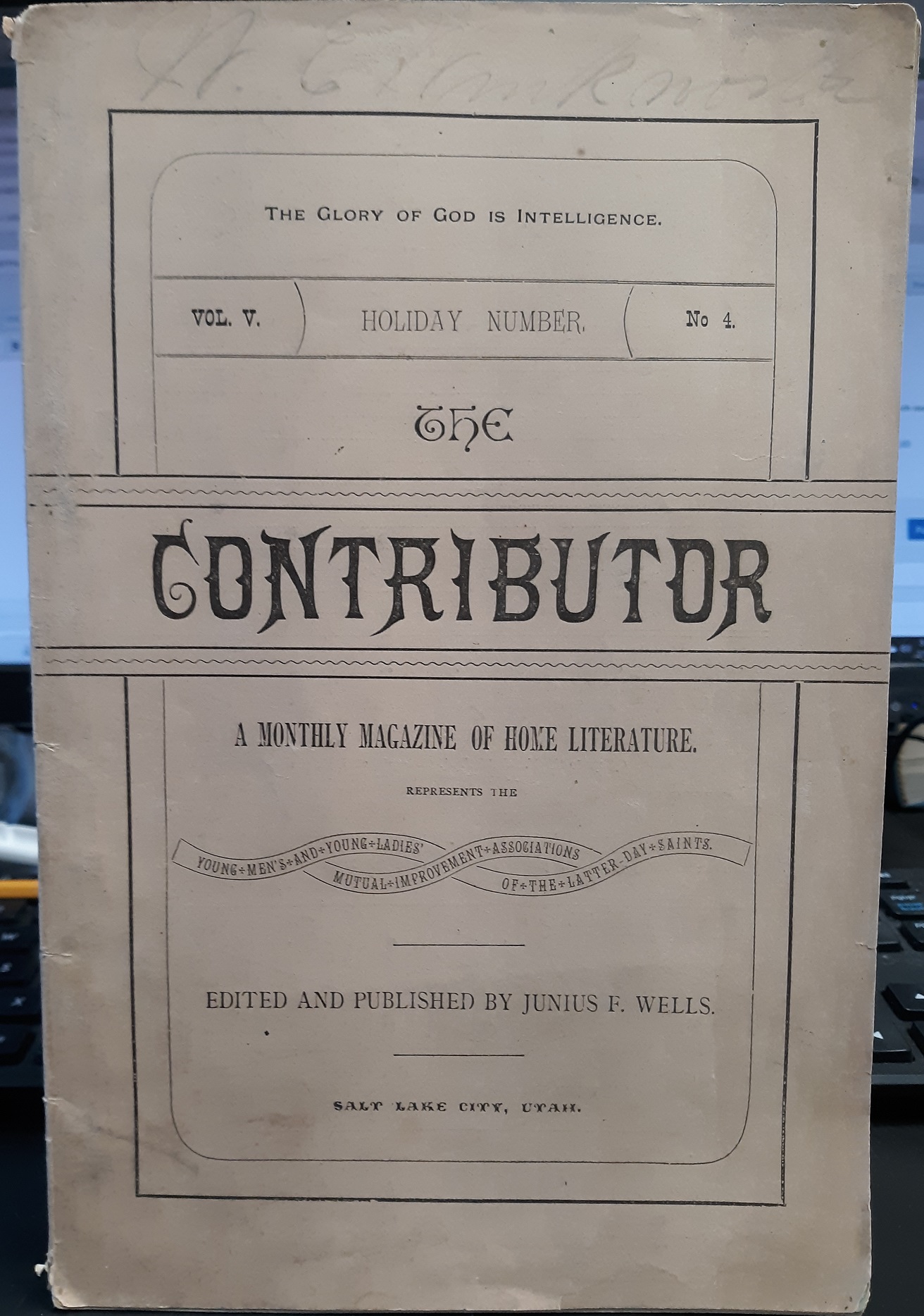 The Contributor : Vol. 5, No. 4