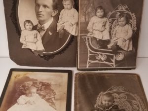 4 Old Photographs on Card Stock