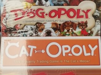 2 Brand New Games:  Dogopoly & Catopoly ~ New in Plastic ~